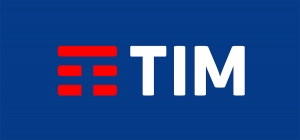 Il nuovo logo Tim, un mix tra quello dell’IBM e un pittogramma cinese