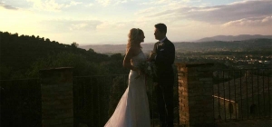 Annalisa Minetti sposa al Castello di Rosciano
