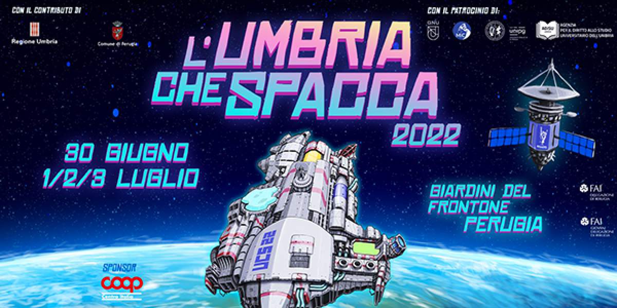 L&#039;Umbria che spacca 2022, tante le novità per un&#039;edizione &quot;spaziale&quot;